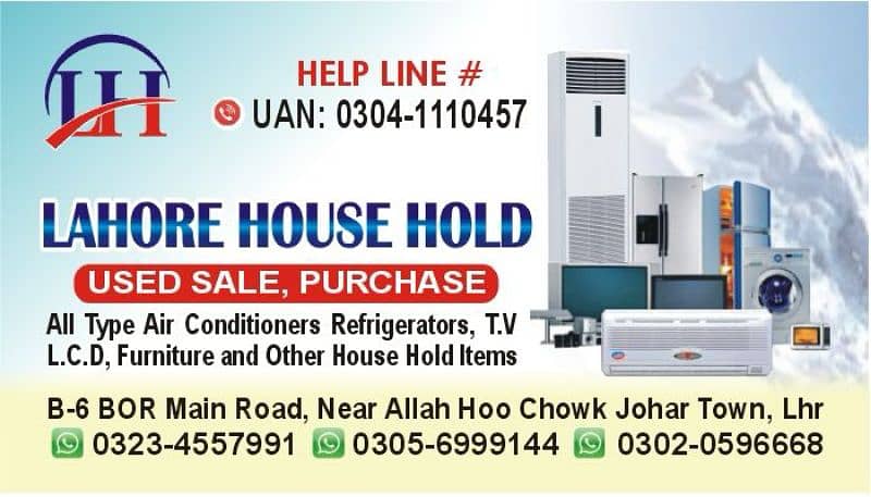 Used DC inverter Orient Kenwood Haier brand AC with warranty 6