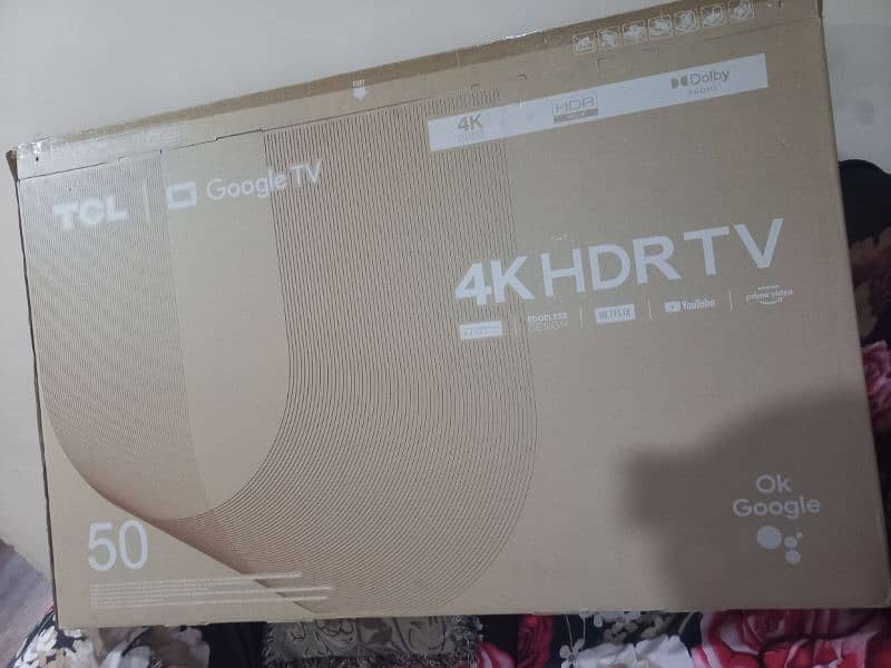 Tcl 4k led Google tv like new 0