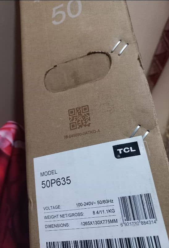 Tcl 4k led Google tv like new 9