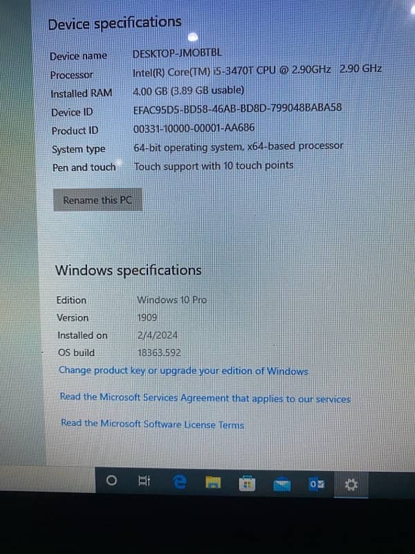 All in one samsung computer 2