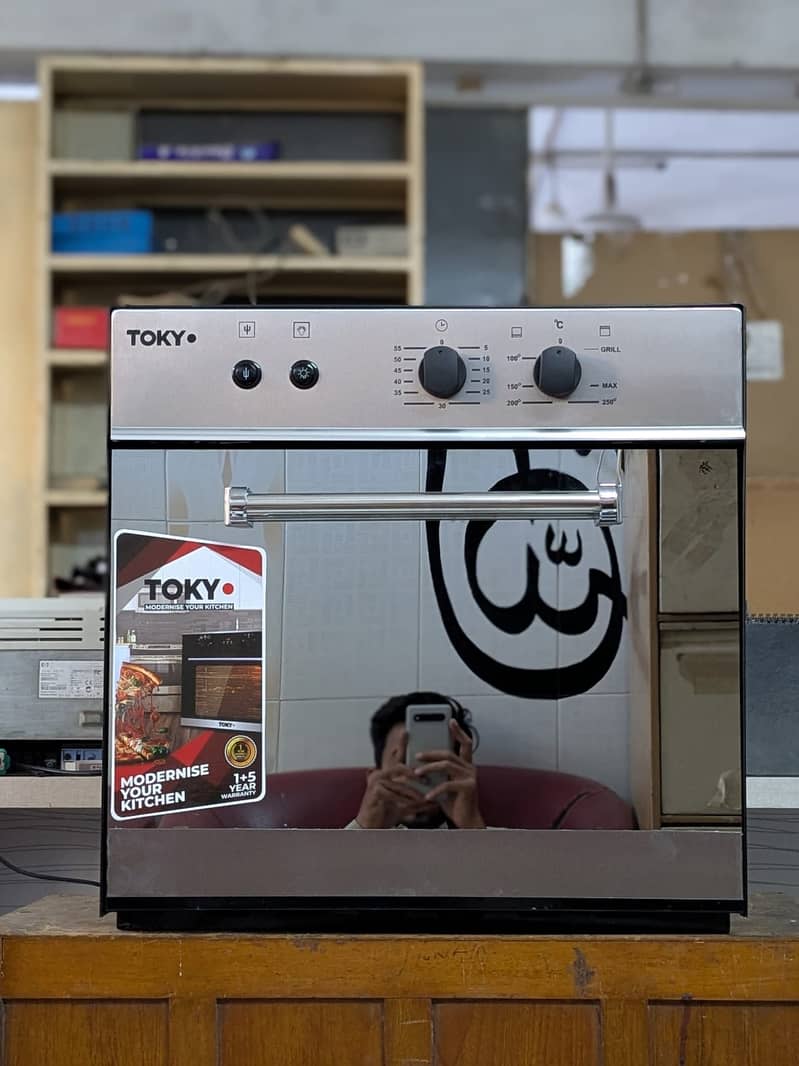 TOKYO Gas Built-in Oven 21by21 (Matt - Black , Silver & Silver Black) 3