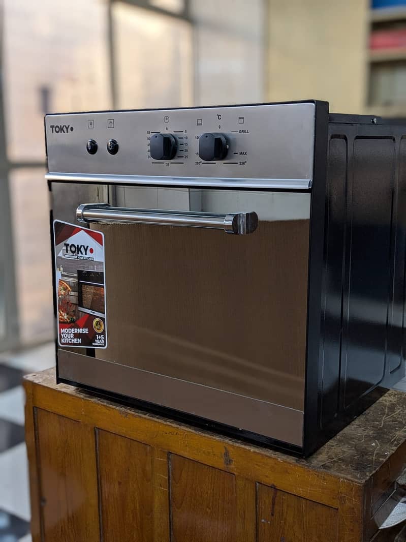 TOKYO Gas Built-in Oven 21by21 (Matt - Black , Silver & Silver Black) 5