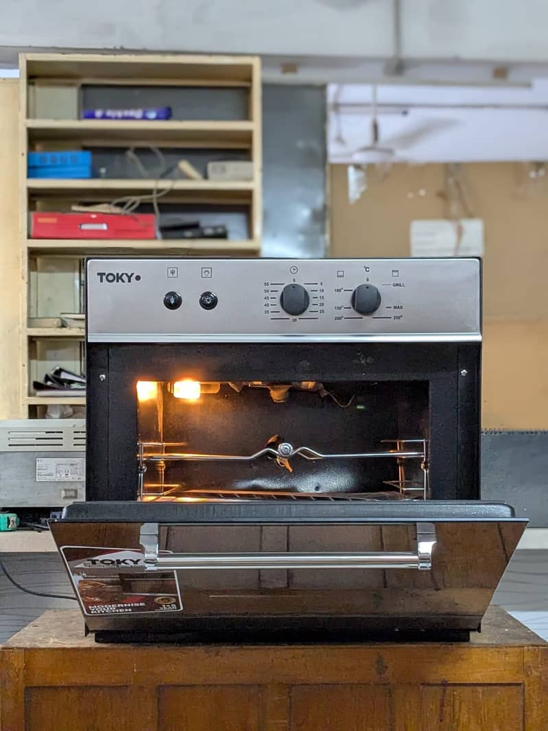 TOKYO Gas Built-in Oven 21by21 (Matt - Black , Silver & Silver Black) 6