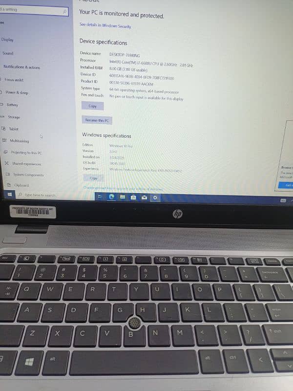 Hp 850 G3, Core i7, 6th Generation,  1GB dedicated graphics card, 7