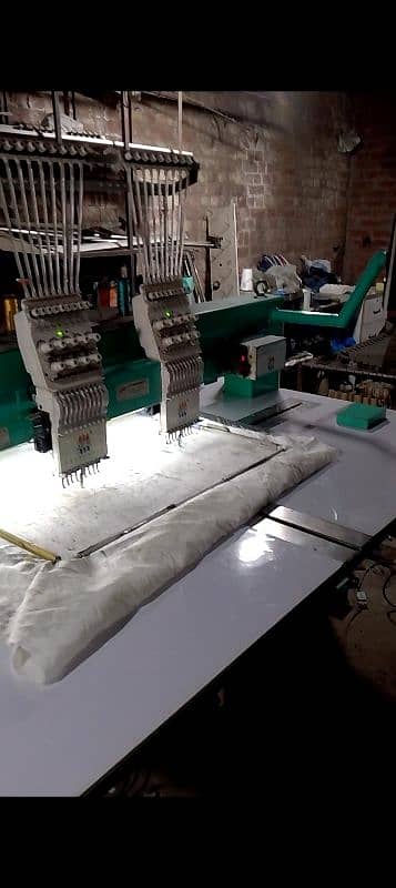 do hd embroidery machine new condition high speed 400 by 600 0