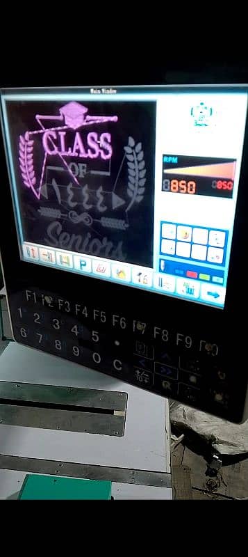 do hd embroidery machine new condition high speed 400 by 600 2