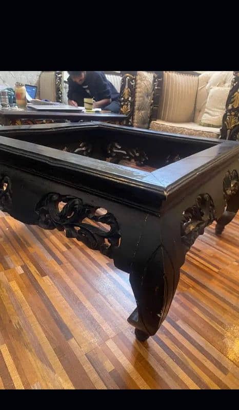 Heavy Wooden Center Table 1
