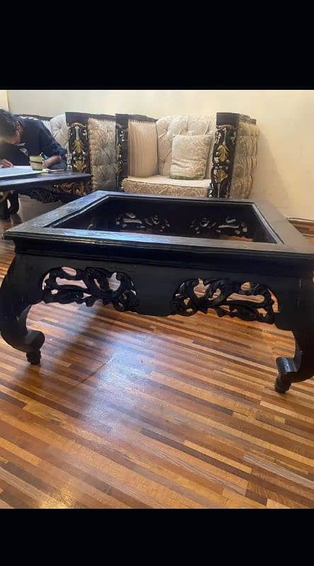 Heavy Wooden Center Table 3