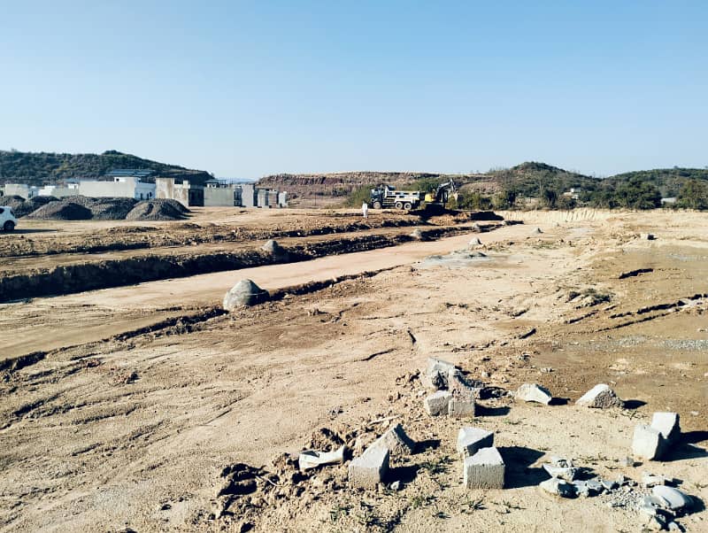 Bahria Enclave Sector J 8 Marla Sime Develop 8 Marla Plot Available For Sale Good Location 3