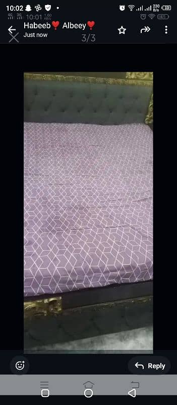 foam mattress double bed 6×6.6 urgent sale 0