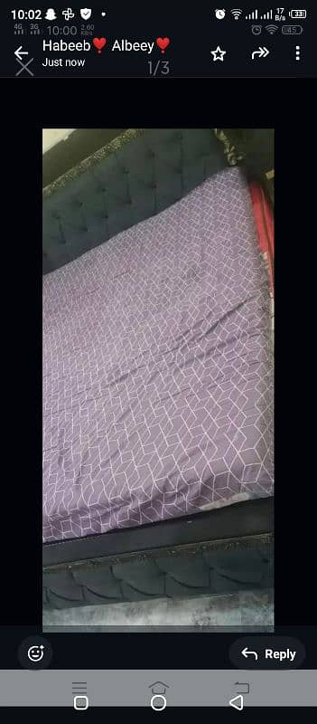 foam mattress double bed 6×6.6 urgent sale 2