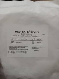 MEDI SAFE G/wire PTFE Coated Straight Tip Fixed Core Guidewire