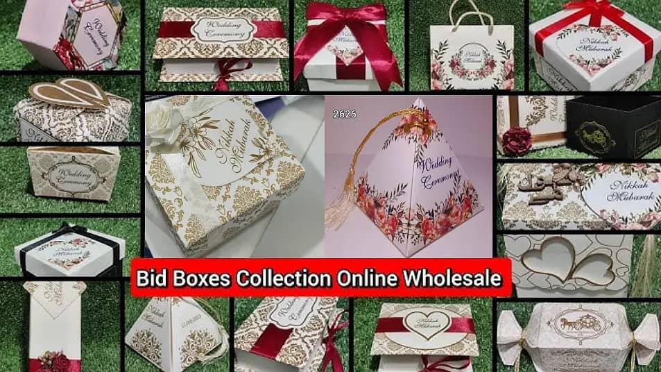 Bid Boxes Nikkah Boxes Elegant Nikah Favor Boxes 0