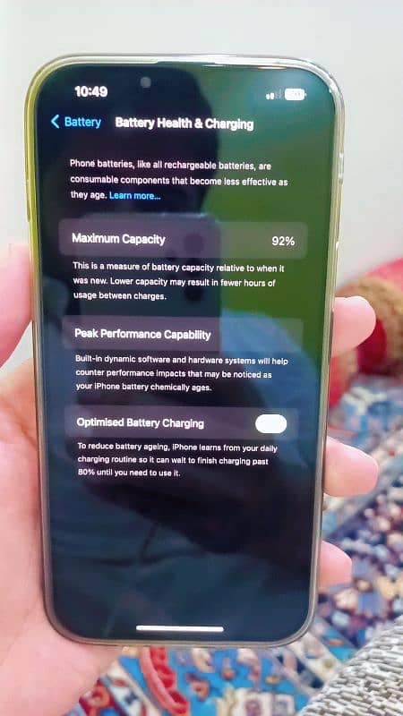 Iphone 13 pro max official PTA approved with box 128 gb 2