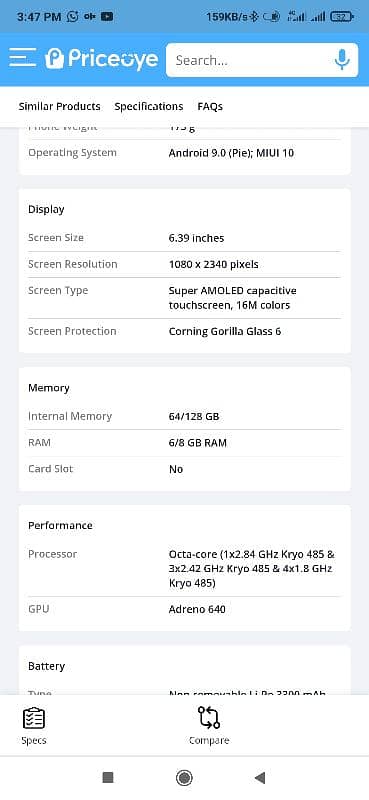 Xiaomi Mi 9T Super Amoled HDR 10 Display Sale & Exchange Possible 5