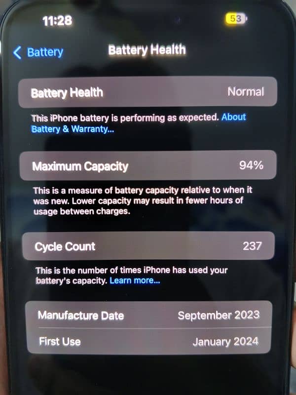 iphone 15pro max blue titanium LLA model jv kit 4
