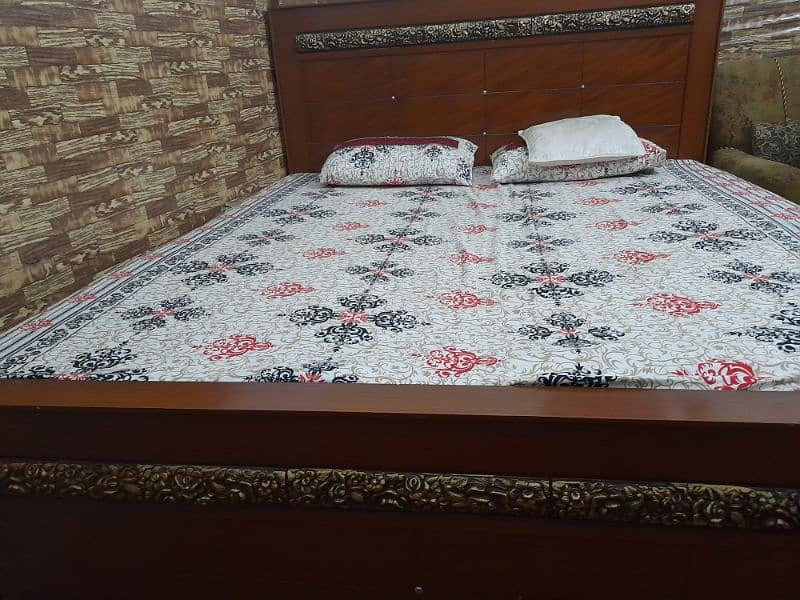 King Size Bed for sale with mattress 1
