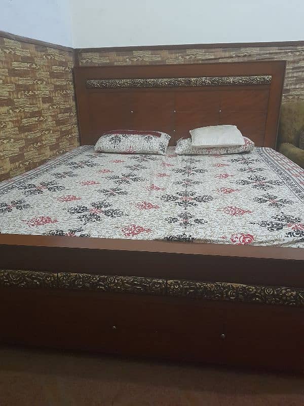 King Size Bed for sale with mattress 3