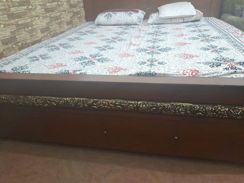 King Size Bed for sale with mattress 4