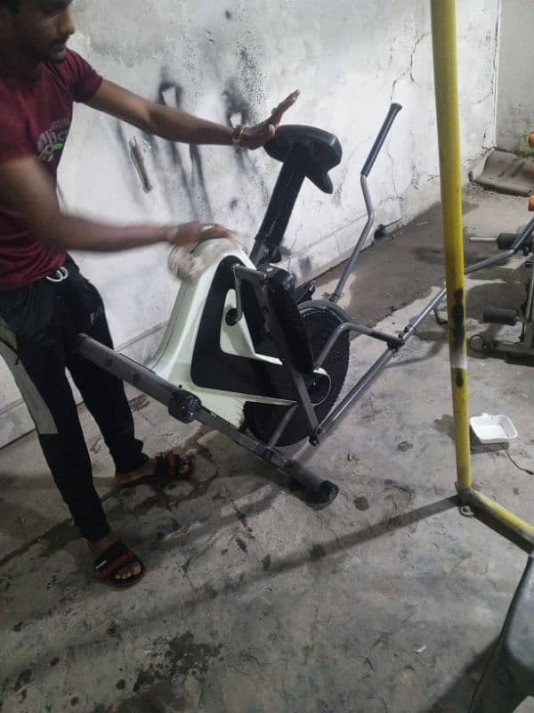 located in sargodha city03007227446 treadmill elliptical cycle machine 9