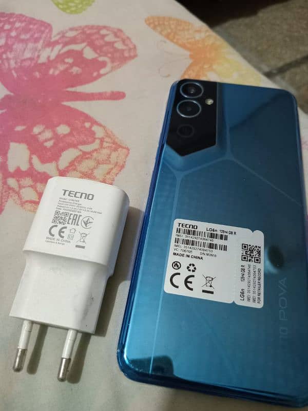 Techno pova neo 2 10/10 condition with box with 7000 mAh battery 2