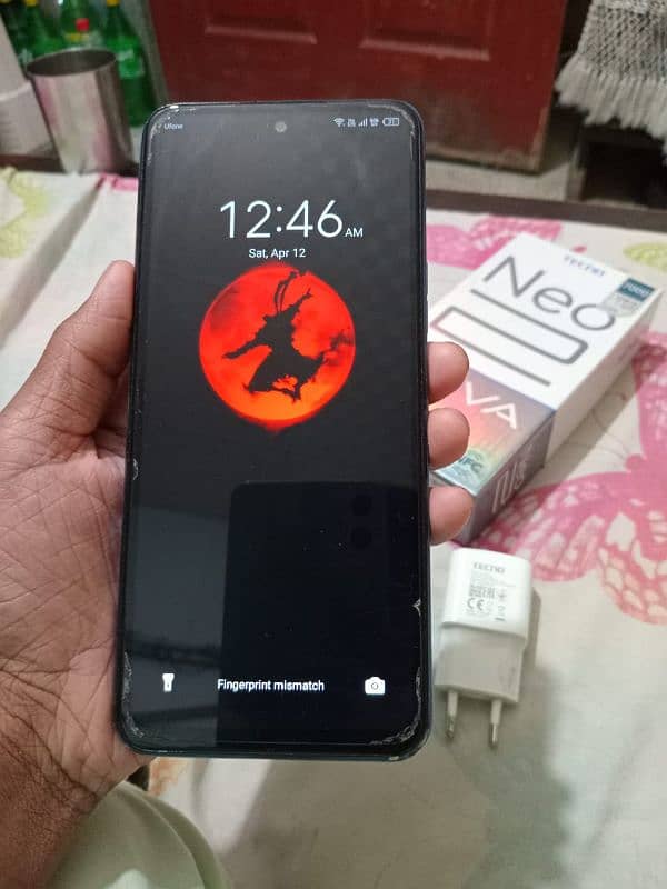Techno pova neo 2 10/10 condition with box with 7000 mAh battery 6