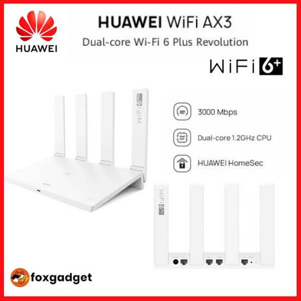 Huawei AX3 WIFI6 PLUS router Zong, jazz, Ufone, Telenor 2