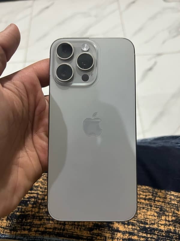 Iphone 15 pro max non PTA  dual sim 256gb 4