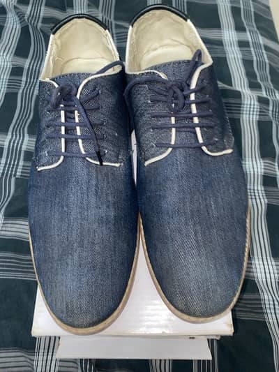 Denim Leather Shoes