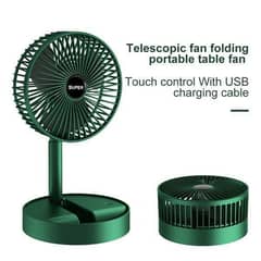 foldable desk fan 1 pc with 180⁰ rotation and 3 gear adjustment