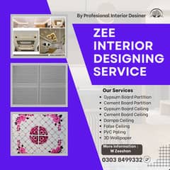 gypsum ceiling /gypsum partition/Simon board/ cement board partition
