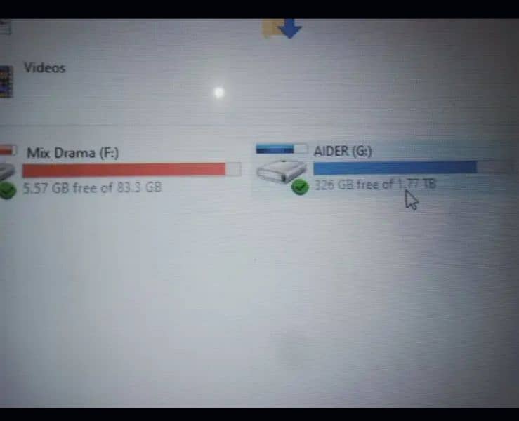 4 T B full data  Hardbdisk 100% 1