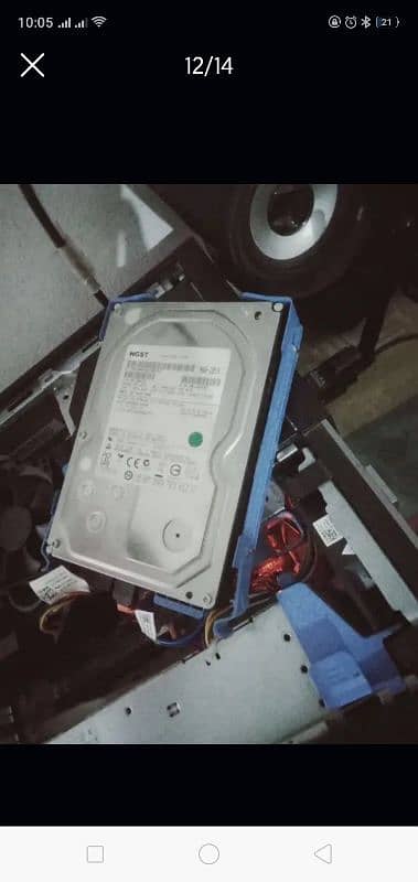 4 T B full data  Hardbdisk 100% 5