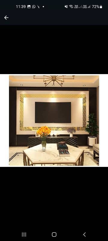 Media Wall,Wallpapers,Ceiling, Wall Panels,Avaliable with fitting