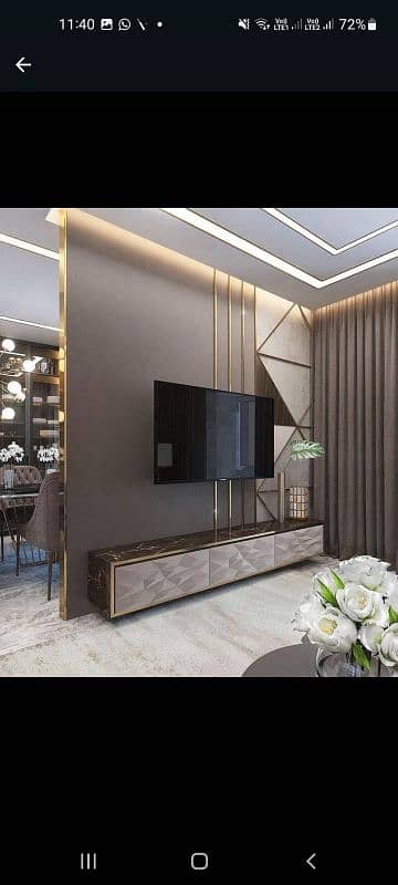 Media Wall Avaliable with fitting 8