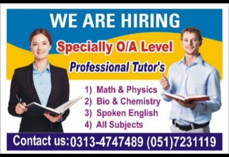 "Required Experienced Tutor : Competitive Pay and Flexible Scheduling" 0