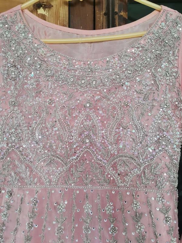 pink waleema bridal maxi 5
