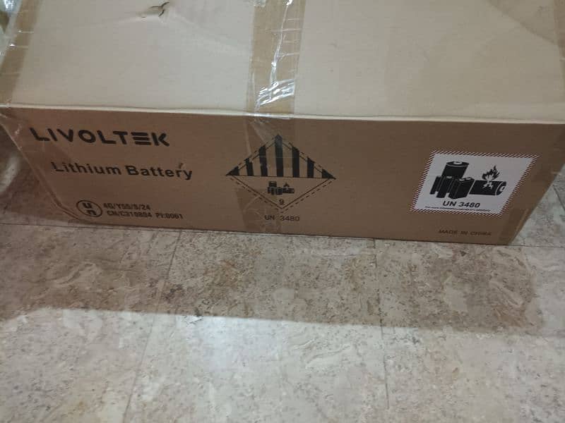 LIVOLTEK LITHIUM BATTERY 51.2V 100 AH 1