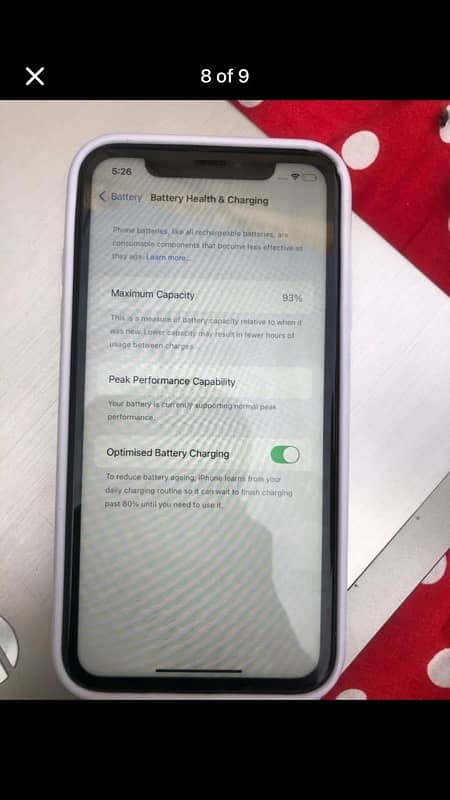 iphone xr non PTA factory unlocked 10by9 condition 6