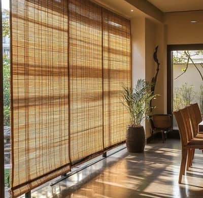 parday / bamboo chicks / blinds / window curtains / curtain and blind ...