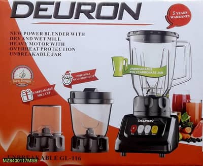 3 in 1 Multipurpose Electric Juicer Blender