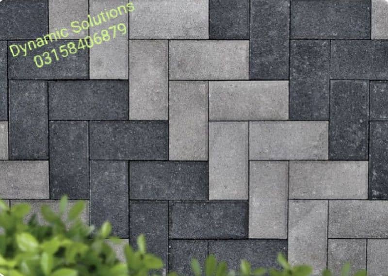 Paver / pavers / tuff tiles / tile / Kerb blocks / black / concrete 0