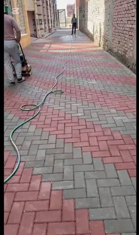 Paver / pavers / tuff tiles / tile / Kerb blocks / black / concrete 1