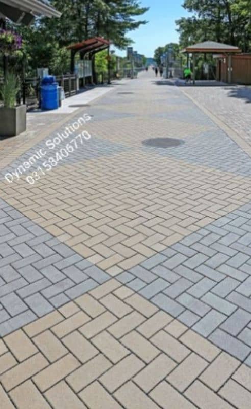 Paver / pavers / tuff tiles / tile / Kerb blocks / black / concrete 3