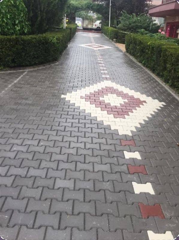 Paver / pavers / tuff tiles / tile / Kerb blocks / black / concrete 16