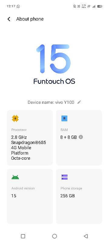 vivo y 100 completion inbox condition 10 by 9.5 0