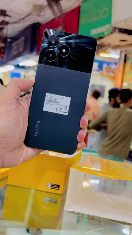 realme C51 4/128  10/10 condition with box and cover and adapter 0