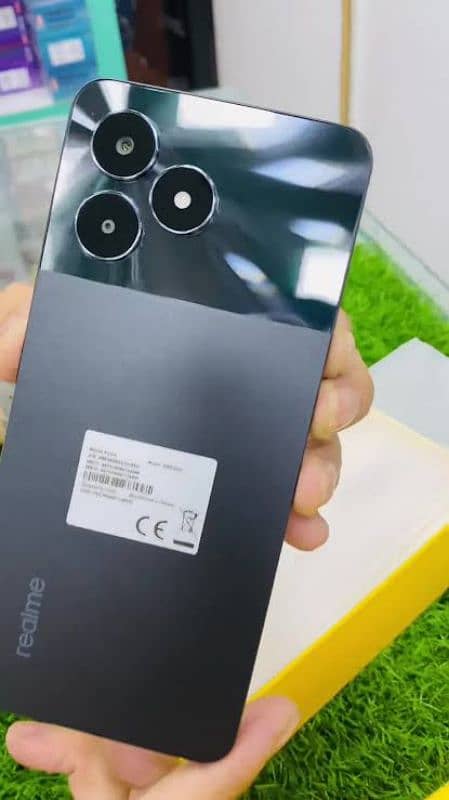 realme C51 4/128  10/10 condition with box and cover and adapter 1