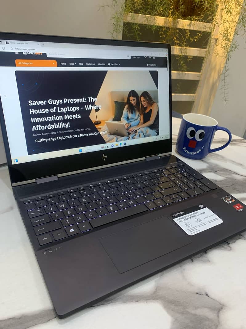 RYZEN 5 | HP Envy x360 2-in-1 | 8/256GB SSD 1