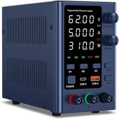 EPS6205        0-62V 0-5A Adjustable DC Power Supply with USB and Type